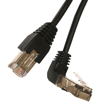Cat5 RJ45 Down Angle Network Cable 0.5m RJ45 Male to Down ward Male